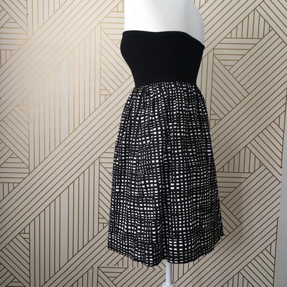 Theory Trois C abstract strapless dress - Picture 11 of 14